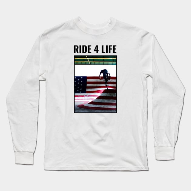 Ride 4 Life - Cycling Long Sleeve T-Shirt by Jitesh Kundra